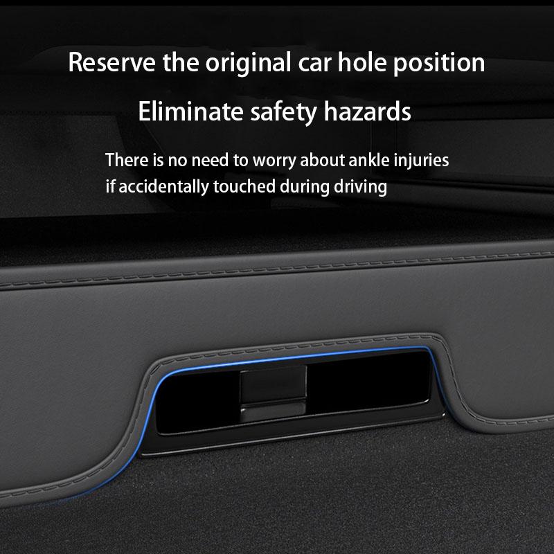 For Tesla Model Y Juniper 2025 Nappa Leather Front and rear Under seat corner protectors vehicle  Car Interior Accessories