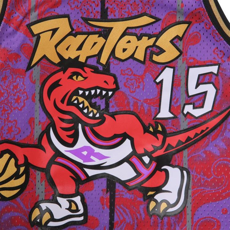 Mitchell & Ness Vince Carter Toronto Raptors 1998-99 Azjatyckie Dziedzictwo Koszulka Swingman TFSM1248-TRA98VCARDPR