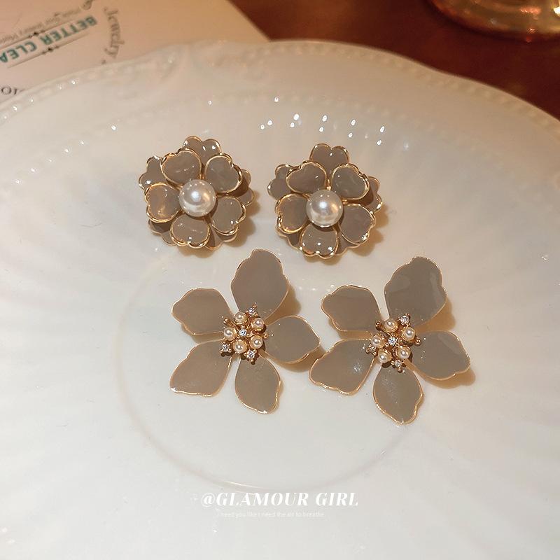 

Новые модные роскошные серьги Maillard с жемчужным цветком для женщин