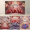 Dewprint Happy Birthday Backdrop Banner for Women Party Decorations Photoshoot Photography Background Curtains Screen Props