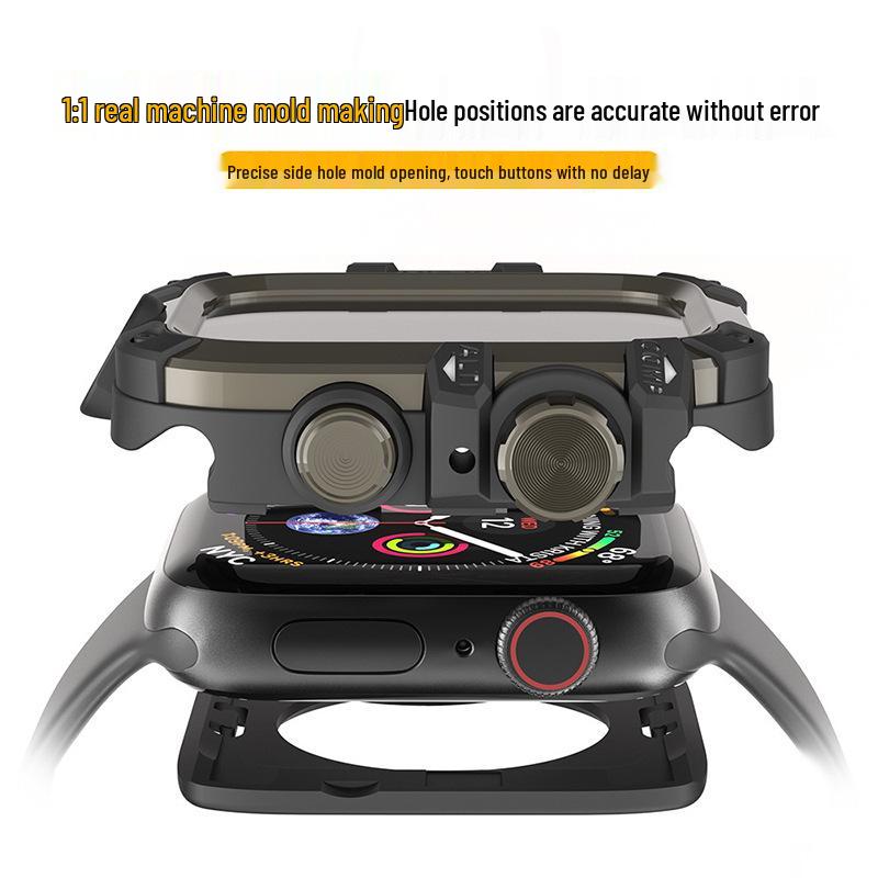 Waterproof Metal Protective Case for Apple Watch S11 with Integrated Screen Film