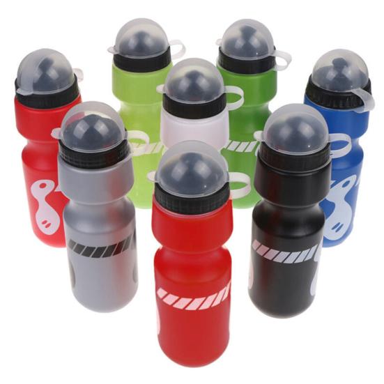 Outdoor Cycling Hiking Camping 750ml PC Plastic Water Bottle Sports Kettle with Dust Cover