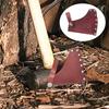 Portable Leather Axes Heads Sheaths Protectors Case Light Weight Camping Axes Heads Sheaths Bag for Outdoor Work