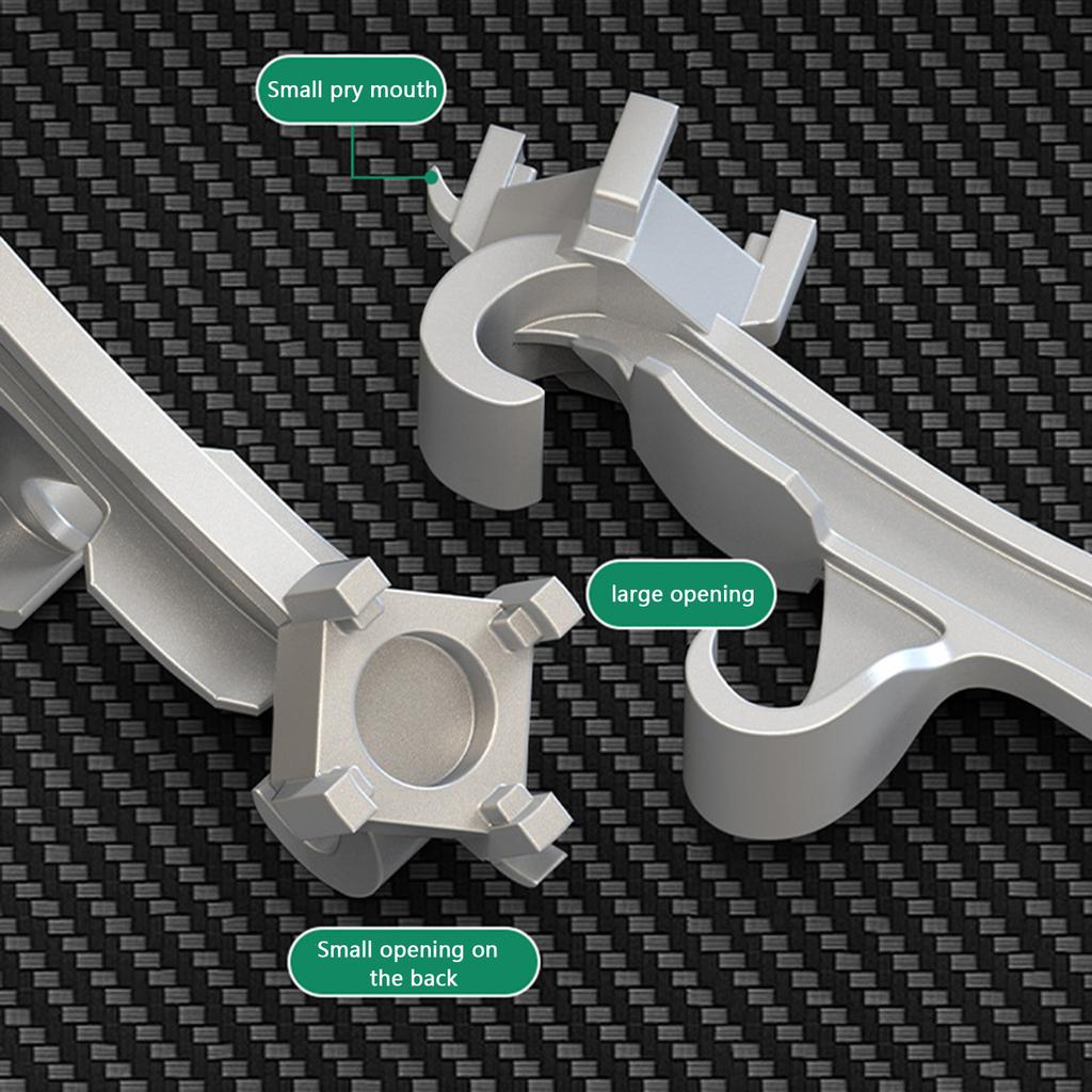 3 In 1 Aluminum Drum Bung Wrench Opener Barrels Wrench Opener Tool for 10 15 20 30 50 55 Gallon Drum Accessories