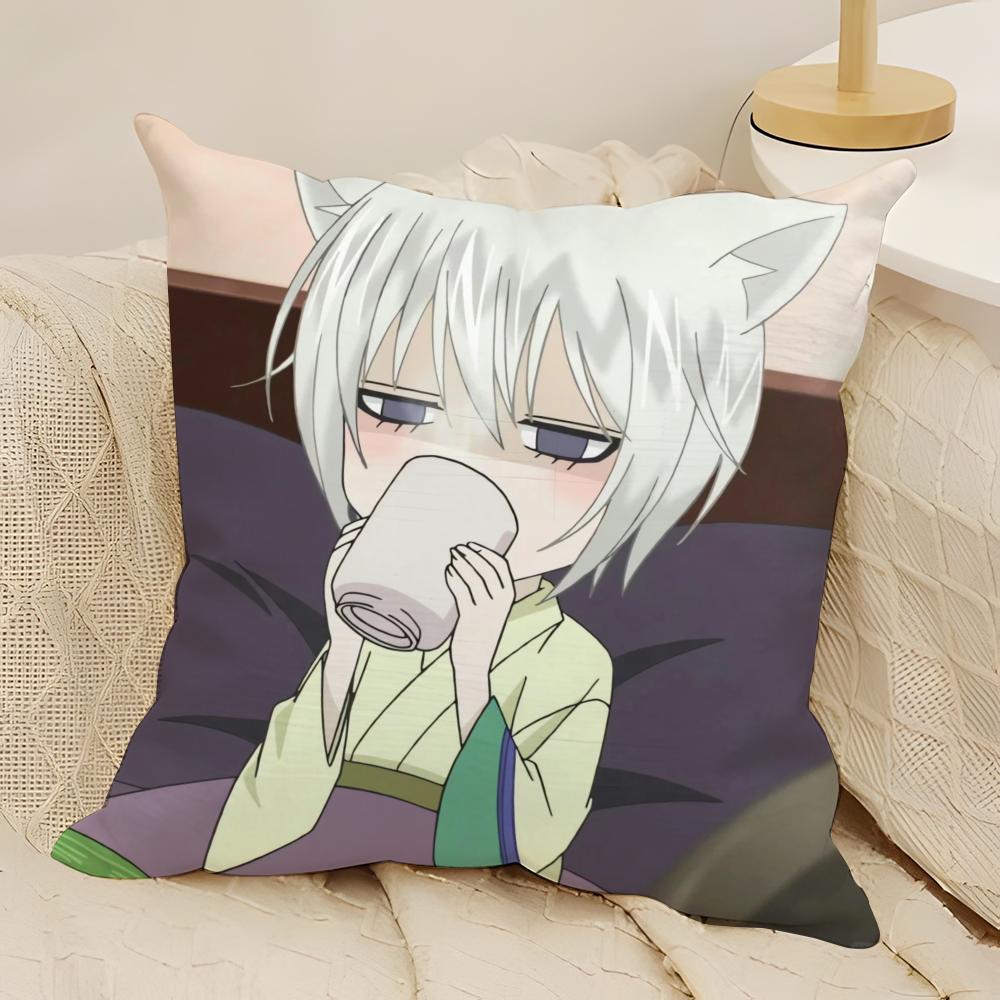 K-Kamisama Hajimemashita Pillow Case Natural Linen Double-Sided Printing Sofa Home Decor Cushion Cover