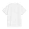 Li Ning Sports Trend Series Simple Casual Solid Color Round Neck Pullover Short Sleeve T-Shirt Women Tops Off-White AHSV186-1