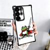 Cute Cartoon Frog Plating Phone Case For Samsung Galaxy S24 S25 FE S26 Edge S23 Ultra S22 S21 Plus S20 Anti-Fall Airabag Cover