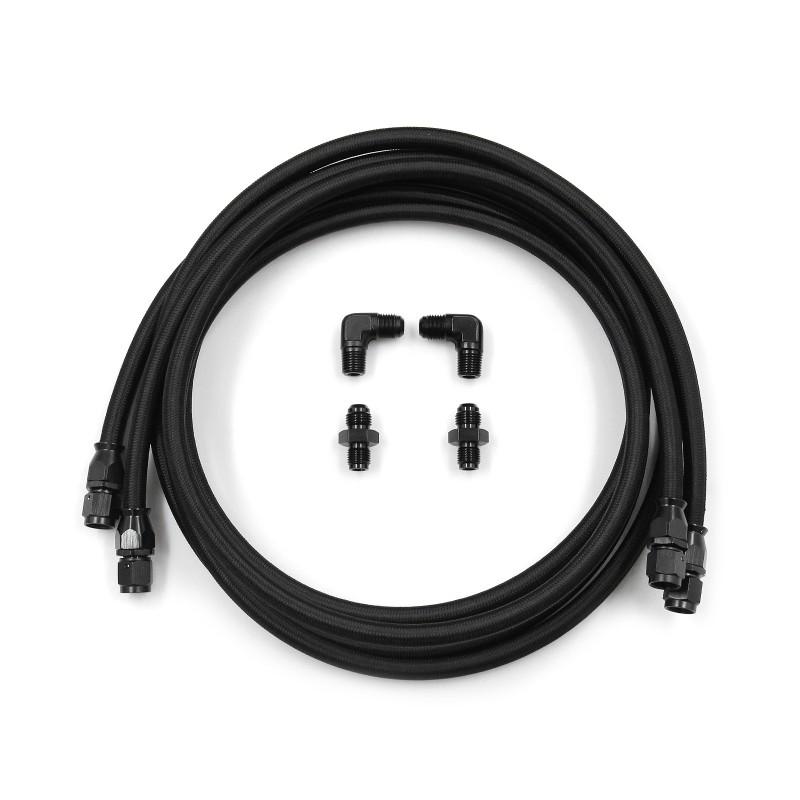 Transmission Cooler Pipeline Line Components Set 6AN 7FT PTFE For GM 4L60 700R4 TH350 TH400