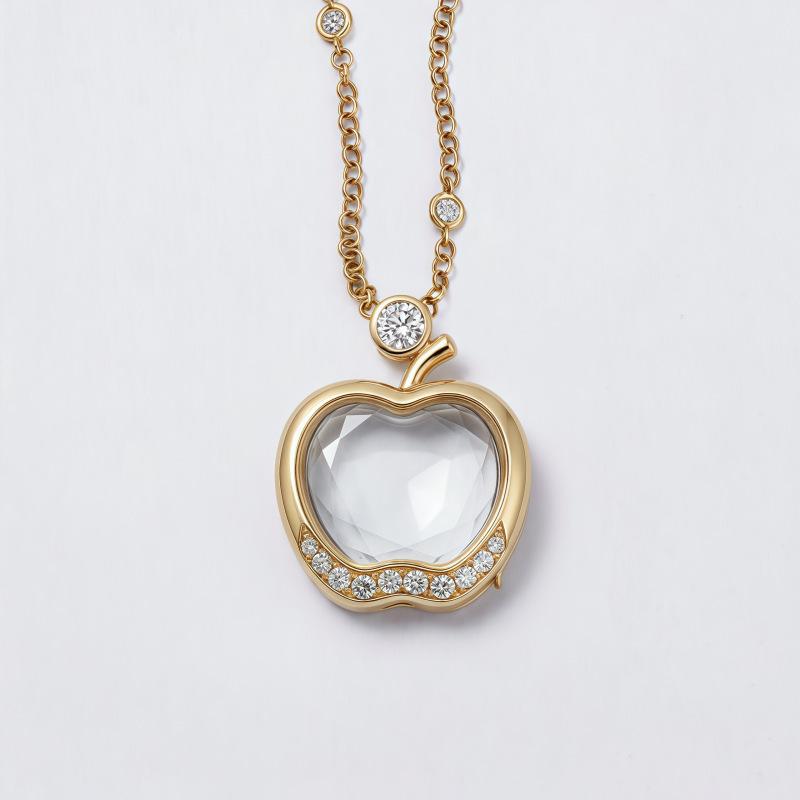 

Hongping Glass Opening And Closing Pendant Wants To Come To You With Simple Diy Versatile Collarbone Chain Accessories.