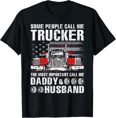 Herren Trucker Papa & Ehemann - LKW-Fahrer Geschenk Unisex T-Shirt