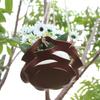 Indoor And Outdoor Plant And Flower Multi-Level Tray Pu Leather Potted Plant Hanging Basket Hanging Tray