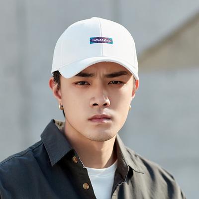 Hat Male Letter Baseball Hat Korean Version Instagram Tide All Match Female Summer Outdoor Travel Fashion Hard Top Cap