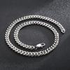 KALEN 5/6/8mm Cuban Curb Polished Chain Necklace Men Women Stainless Steel Shiny Jewelry 5/6/8MM Wide Link Chain Accessories