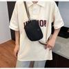 Unisex Nylon Small Crossbody Bag With Inner Phone Pocket And Lightweight Design For Summer Outings