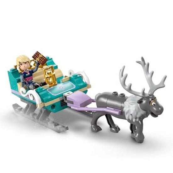LEGO Disney Princess Anna Sled Adventure Toy Birthday Present Block Educational Boys Girls Children 4 Years Old 5 6 Goods Pretend Play Role 43256
