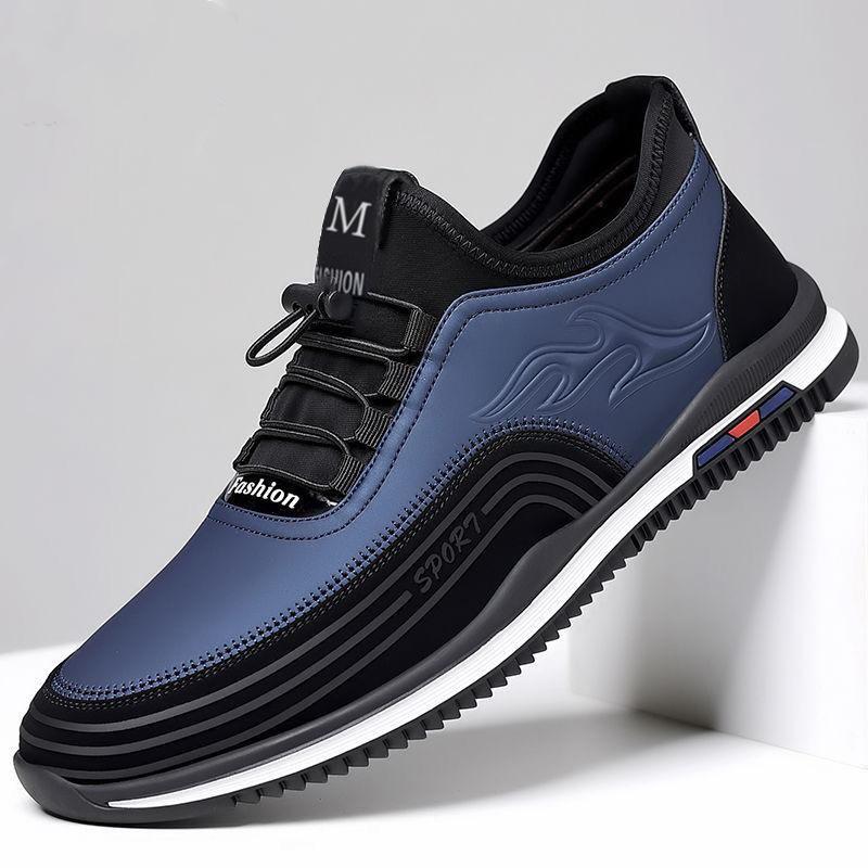 New Men's Casual Shoes Korean Version, Light and Wear-resistant Soft-soled Breathable One-pedal Flat-soled Driving Men's Shoes