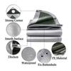 0.32mm PE Tarpaulin Outdoor Rainproof Cloth Garden Plant Shed Boat Car Truck Canopys Waterproof Shading Awning Pet House Cover