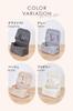 Water-repellent, lightweight, large-capacity backpack-in-bag with drink holder and multiple pockets for organization and storage. Stylish inner bag