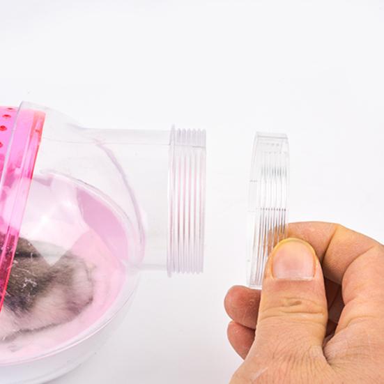 Hamster Bathroom Spherical Shape Dust-proof Plastic Small Animal Bath Sand Room Pet Supplies