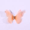 50Pcs 3D Chiffon Butterfly Embroidered Patches Clothes Sewing Patch  Bridal Hair Accessories