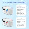 2000W 220V To 100V Transformer for Overseas Overseas Outlet Conversion Sine Wave 1 USB 3 Dryer for Overseas Maximum Compatible with 200 Countries