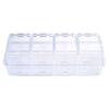Convenient Seasoning Container 4 Compartment Condiment Storage Box Transparent Spices Container Organization Tool