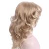 Blonde Wig Golden Brown Wig Women Medium Length Hair Costume Cosplay Party Daily Use Curly Hairpiece High Temperature Fiber Hair