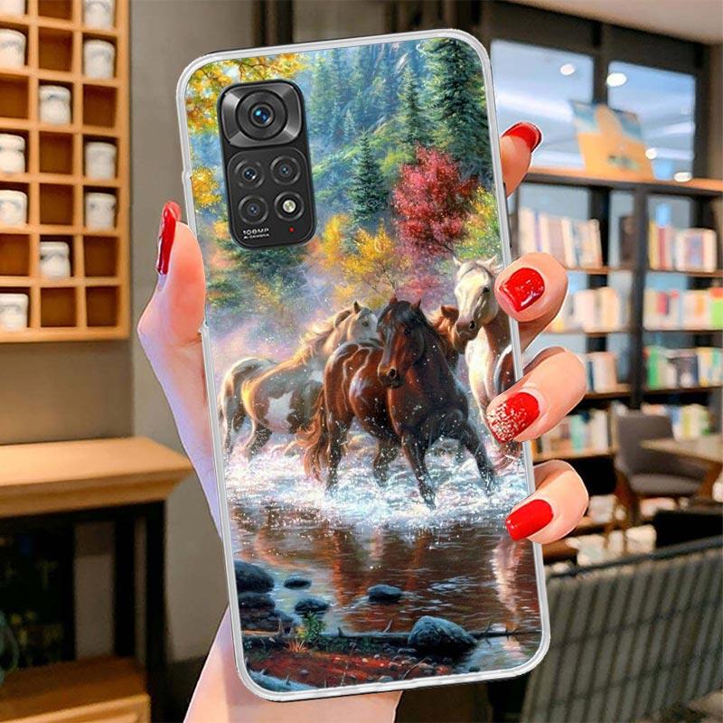 Horse Great Beauty Galloping Cover Phone Case For Xiaomi Redmi Note 15 14 13 12 11 10 Pro Plus 14S 12S 11S 11T 11E 10S Soft Fund