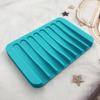 1-6PCS Silicone Soap Box Creative No Punching Silicone Soap Holder Simple Draining Soap Solder Without Water Accumulation Box