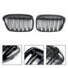 2 PEÇAS Preto Brilhante Grelha Dianteira Rim Grelha Ajuste BMW X1 F48 F49 2016-2019