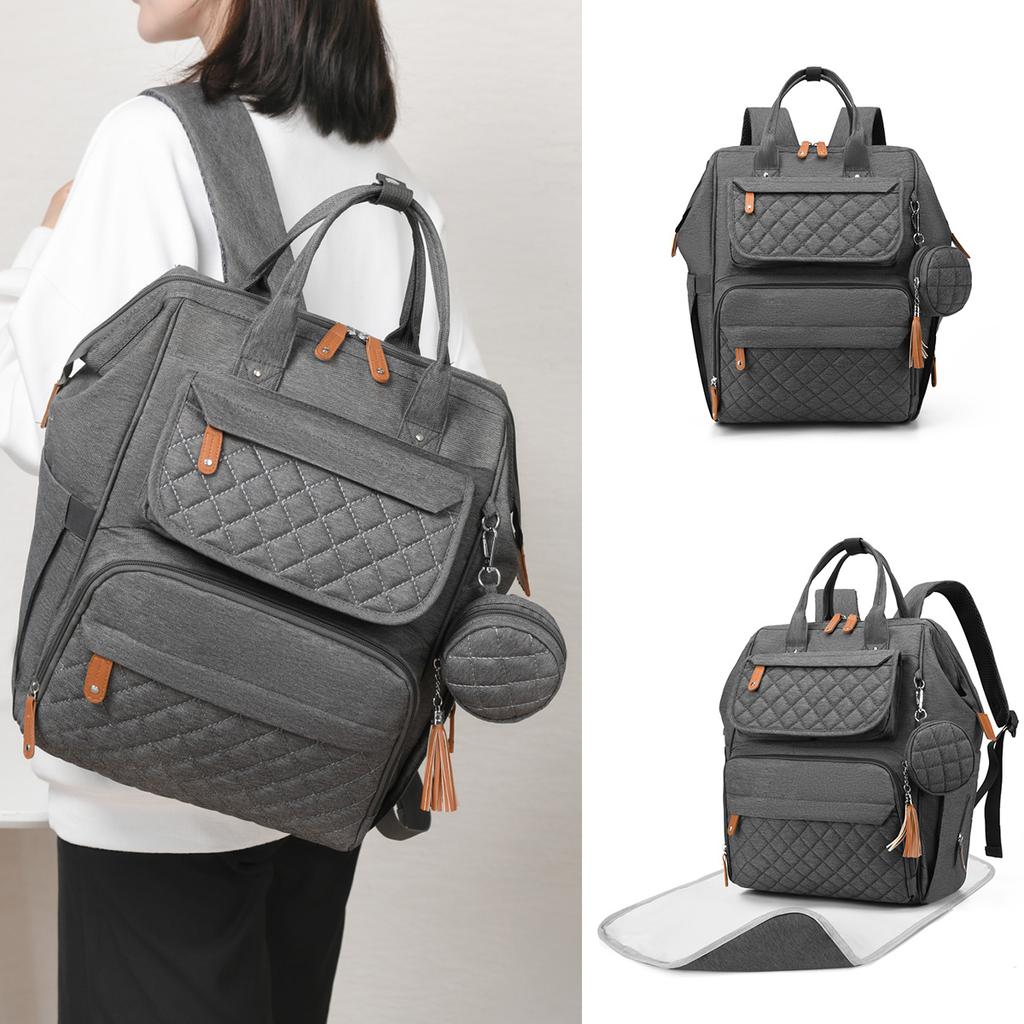 Fashion Mummy Baby Diaper Bag Backpack with USB New for Travel Baby Care Custom Baby Bag for Mom Travel Backpack