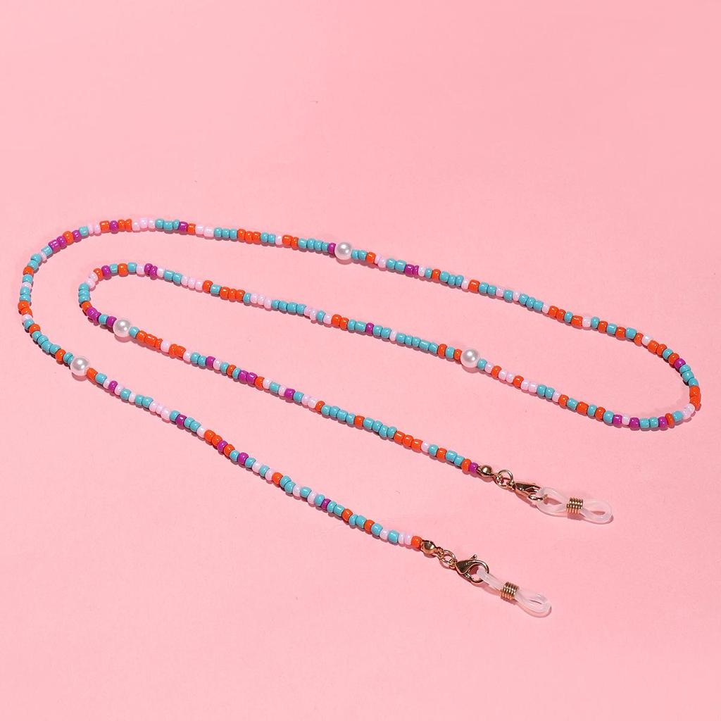 Korean Star Style Candy Color Acrylic Chain Lanyard for Masks & Eyeglasses