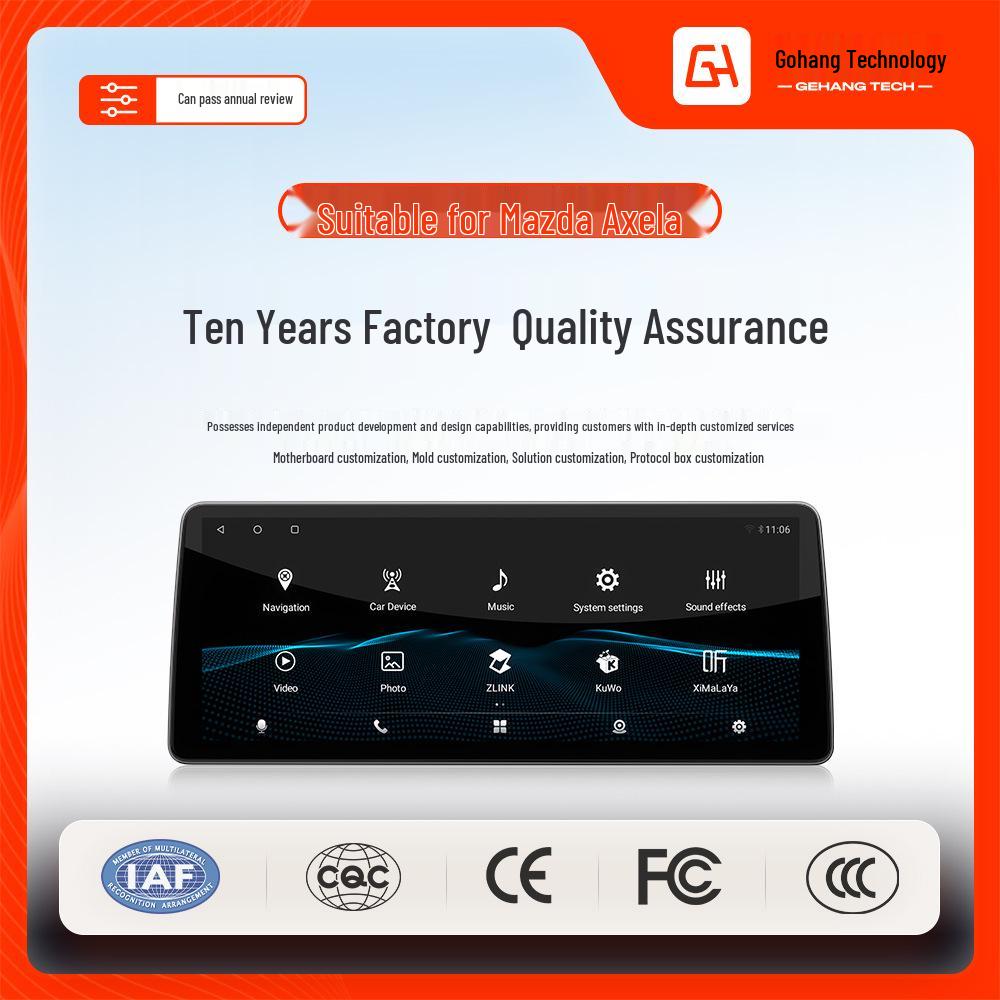 12,3-дюймовый Android-экран для навигации для Mazda Axela 2014-2019 гг. 4+64
