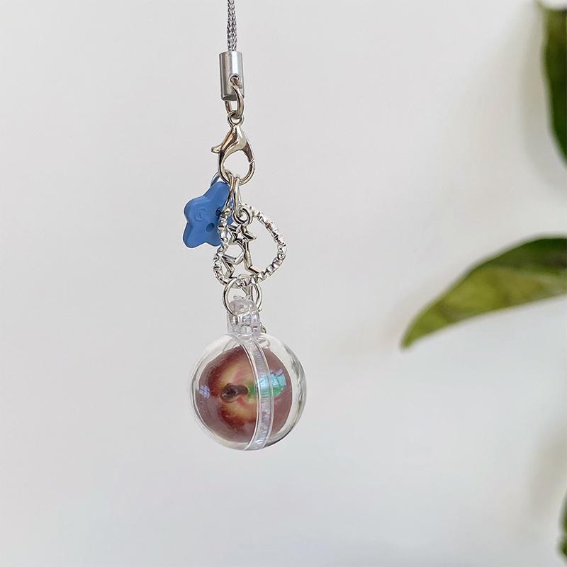 

Cute Mini Fruit Phone Charm Chain Keychain Phone Lanyard Phone Case Hanging Pendant Creative Y2K Jewelry Gift A1
