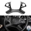 1 PC For Mercedes Benz E-Class 2009-2012 2013 (W212) Simulated Carbon Fiber Steering Wheel Trim Cover Sticker