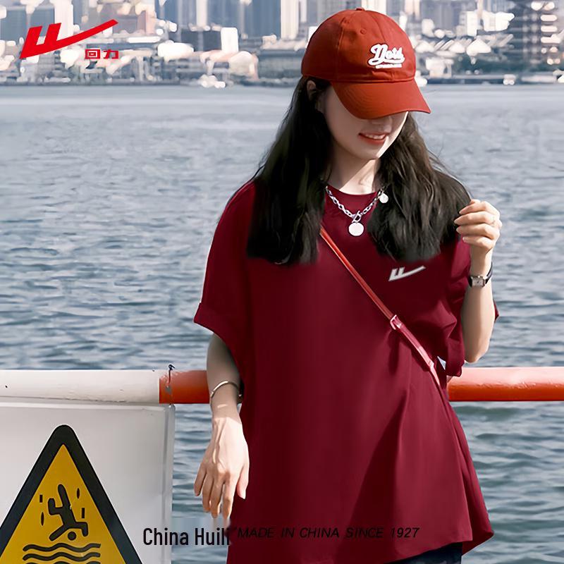 

Huili Women s Casual Cotton Short Sleeve T-shirt L