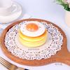 Fake Food Bread Simulation Cake Fake Egg Tart Squishy Cheese Slow Rebound Toy Home Decoration Kids Birthday Christmas Gift