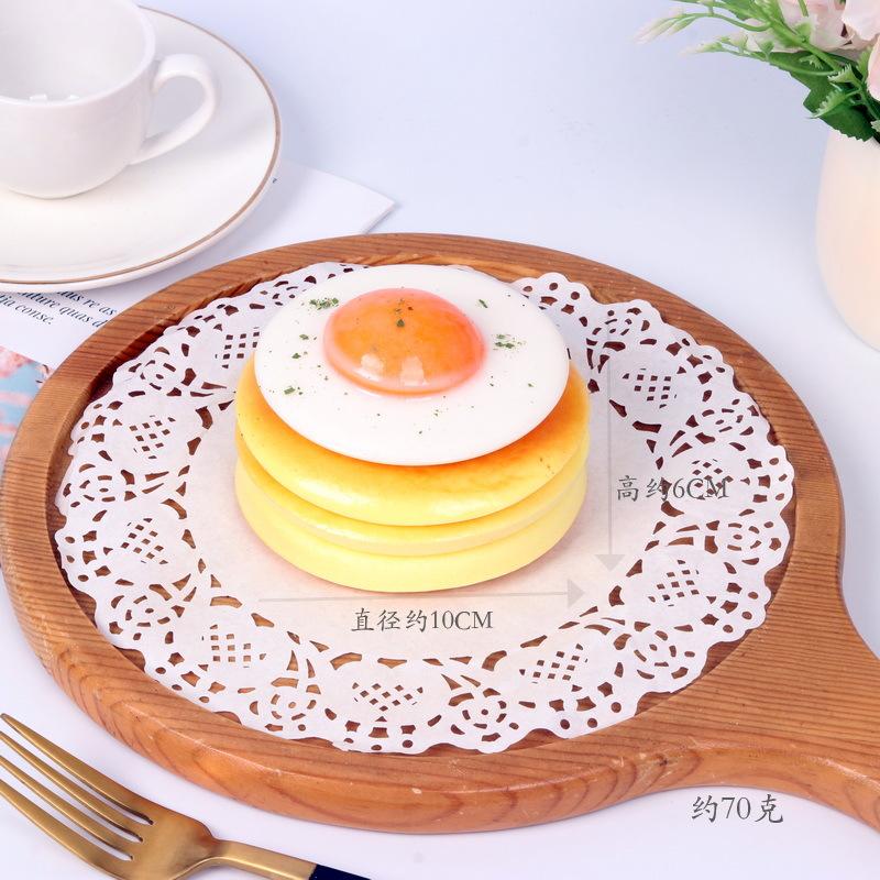 Fake Food Bread Simulation Cake Fake Egg Tart Squishy Cheese Slow Rebound Toy Home Decoration Kids Birthday Christmas Gift