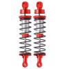 RC Front Rear Shock Absorbers Reducing Vibration Aluminum Alloy RC Parts for Latrax Teton 118 Red
