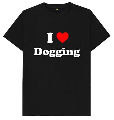 Αγαπώ το Dogging Αστείο Αστείο Χιούμορ Δώρο Μπλουζάκι