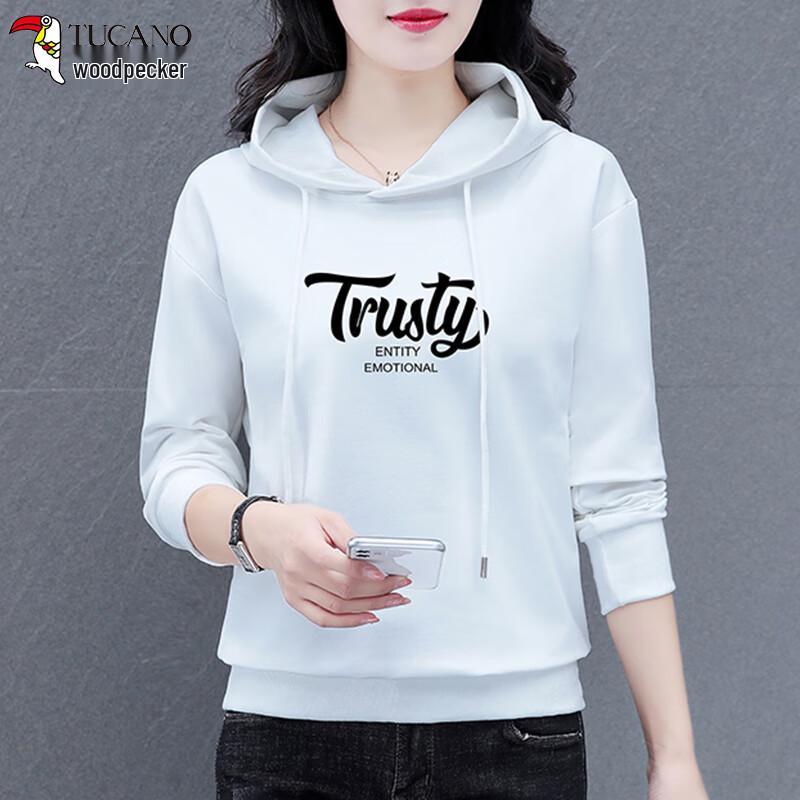 Women's Casual Long-Sleeve Hooded Sweatshirt