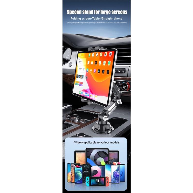 Car Cup Phone Holder Adjustable Car in-car Water Cup Holder Long Joint Position CellPhone Tablet Computer Universal Car Bracket