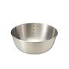 Muji Stainless Steel Bowl Silver Approximately Diameter 16 Height 6.5 cm MCC14A9S