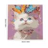 Kendin Yap Sayılara Göre Boyama Kedi Dijital Yağlı Boya Tablo Seti Hayvan Sayı Üzerine Boyama Tuvali Resim Hediye El Boyaması Tuval J3G4
