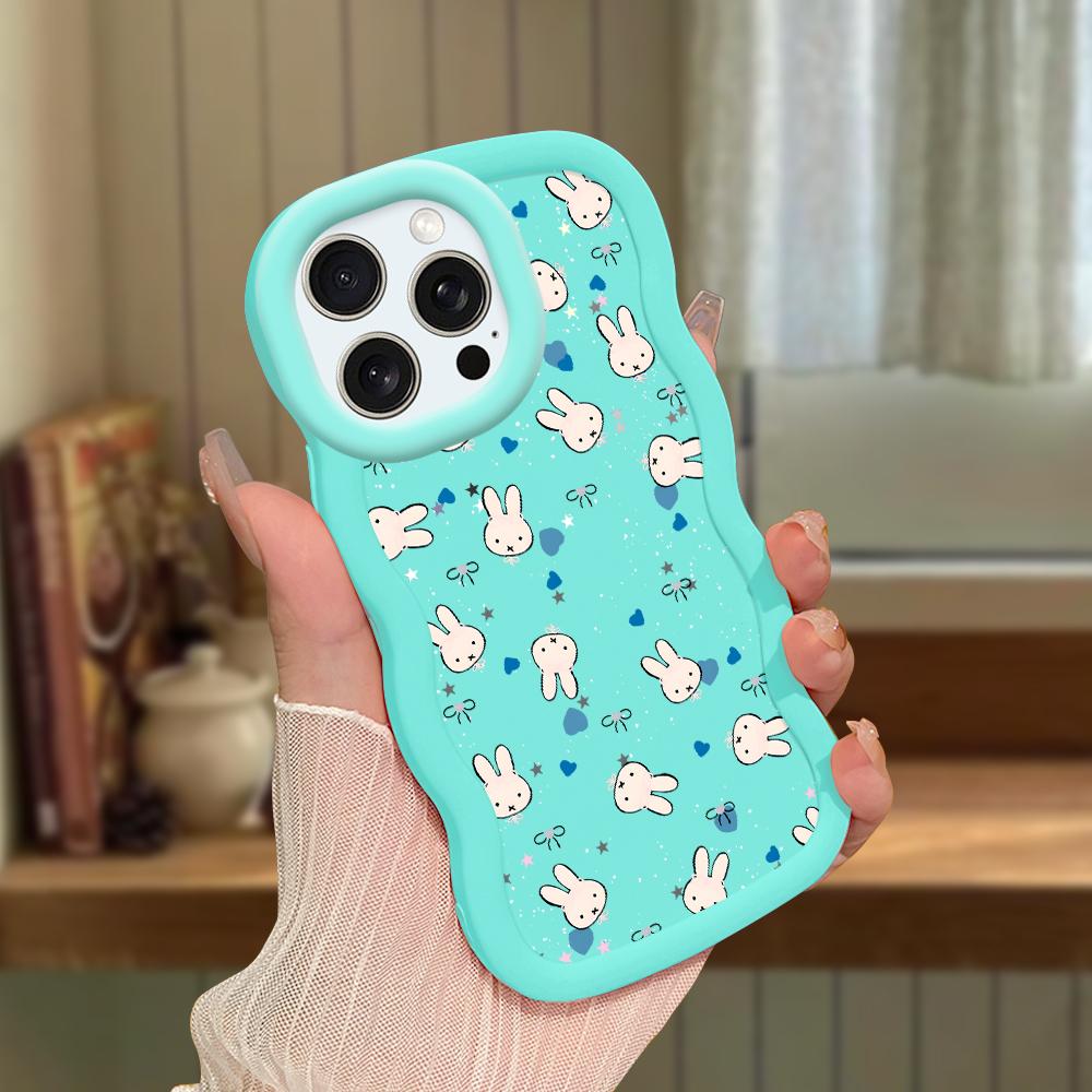 Big Wave Edge Miękki silikonowy materiał Macaron Etui na telefon Odporne na wstrząsy Ochronne gumowe etui na iPhone'a Samsunga Huawei Honor Xiaomi Redmi OnePlus Moto