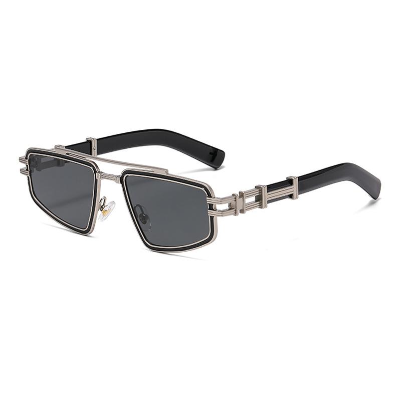 

6106 Trendy Women S Sunglasses, Retro Double-Beam Men S Sunglasses, Style Street Glasses