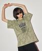 Lujeoseukeulleob Varsity Logo Short Sleeve T-Shirt Camo