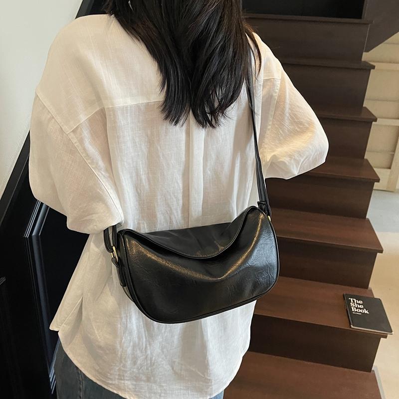 Shoulder Bag for Women, Crossbody Purse with Top Handle, Fashion PU Leather Handbag for Daily Use, Work, Shopping