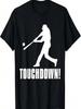 Touchdown Baseball Vintage Cool T-Shirt