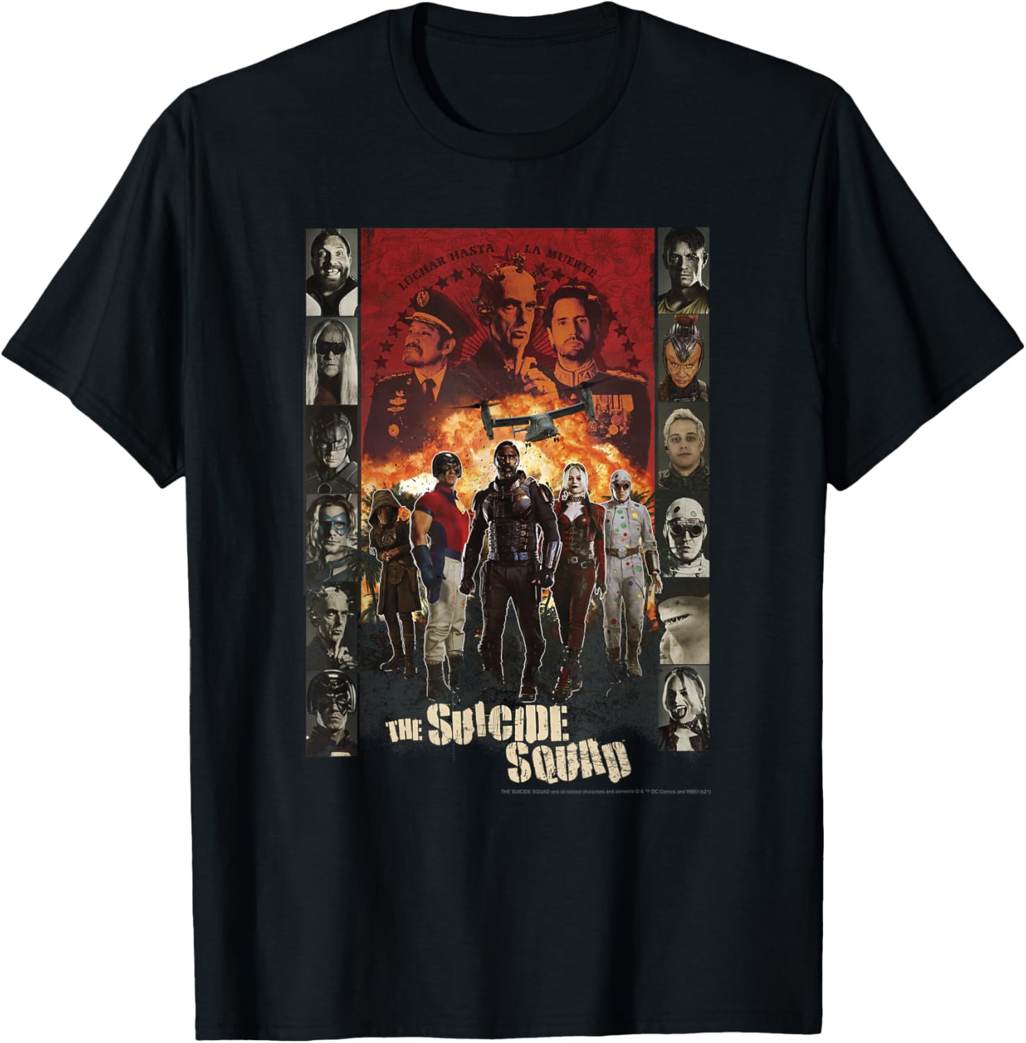 The Suicide Squad Character Poster T-Shirt S